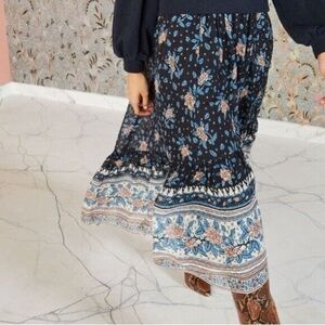 Ulla Johnson Marina floral silk skirt size 4